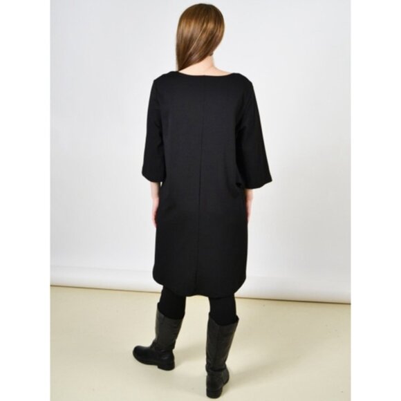 Bryn Walker Womens XL Lilia Tunic Dress Lagenlook Minimalist Career Classic - Picture 3 of 14
